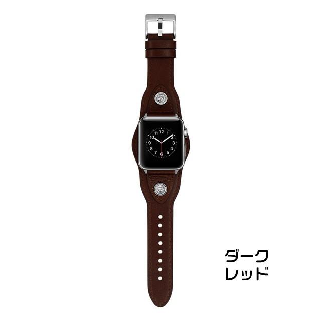 アップルウォッチ バンド 替えベルト レザーブレスレット風 Apple Watch belt 38mm/40mm/42mm/44mm｜skrtrading｜05