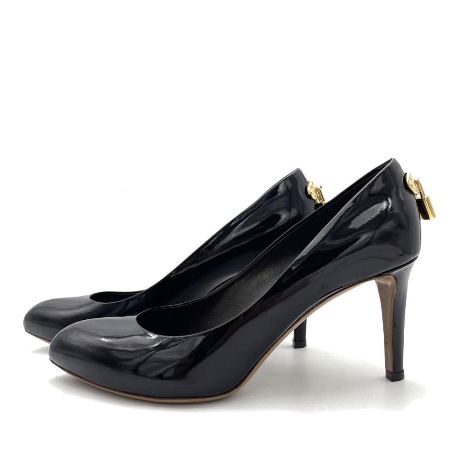 Y86 ルイヴィトン レディース パンプス ダミエ エナメル 24cm 8R