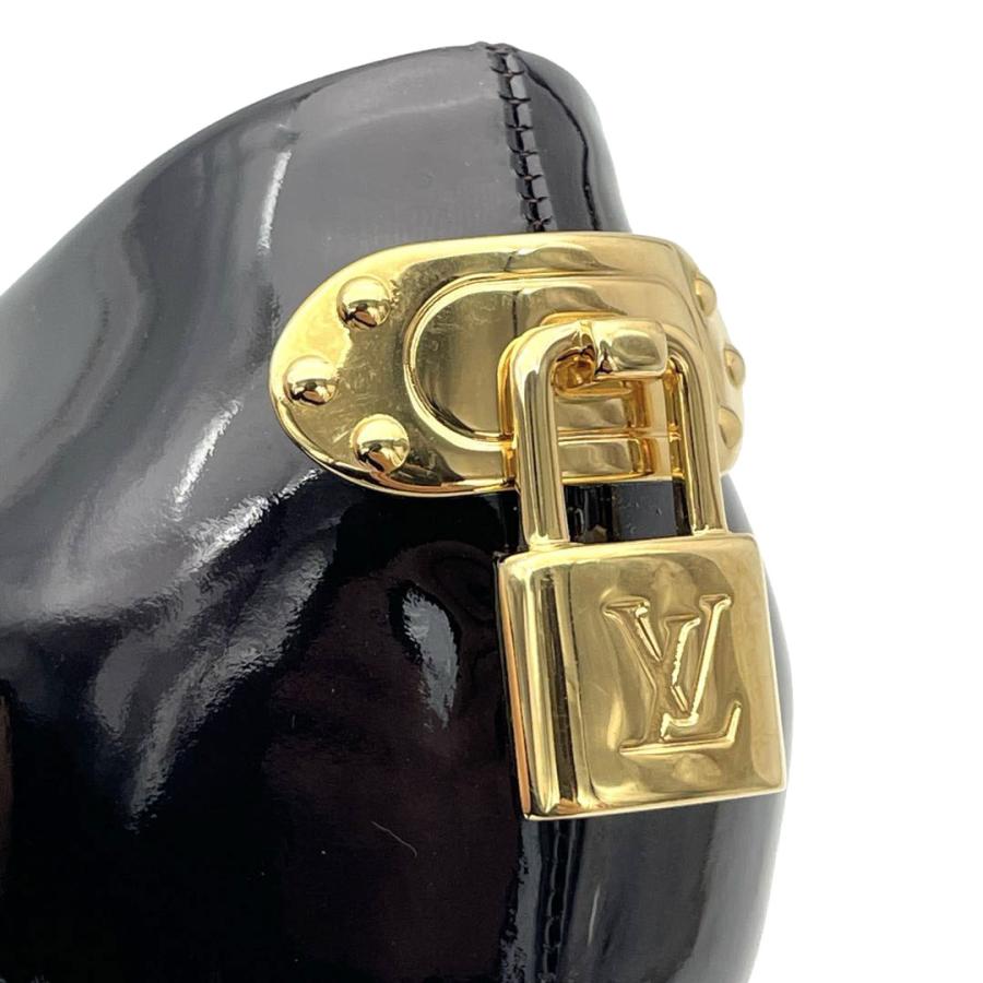 LOUIS VUITTON ルイヴィトン パンプス エナメル パドロック付き 