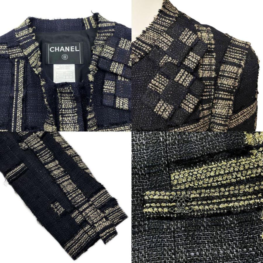 CHANEL シャネル セットアップ ツイードジャケット＆スカート 38  