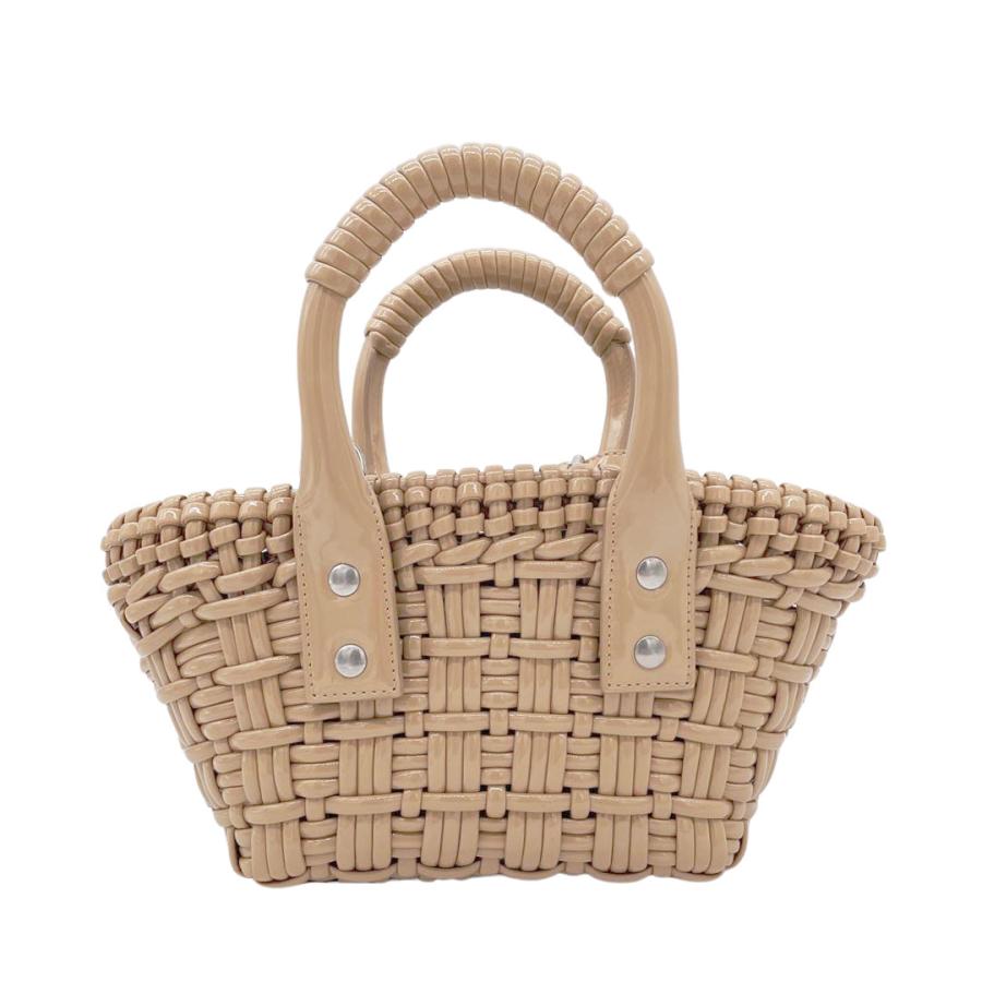 BALENCIAGAビストロ　カゴバッグ　 ベージュ　2way　カゴバック BALENCIAGAビストロかごバッグ ベージュ2way