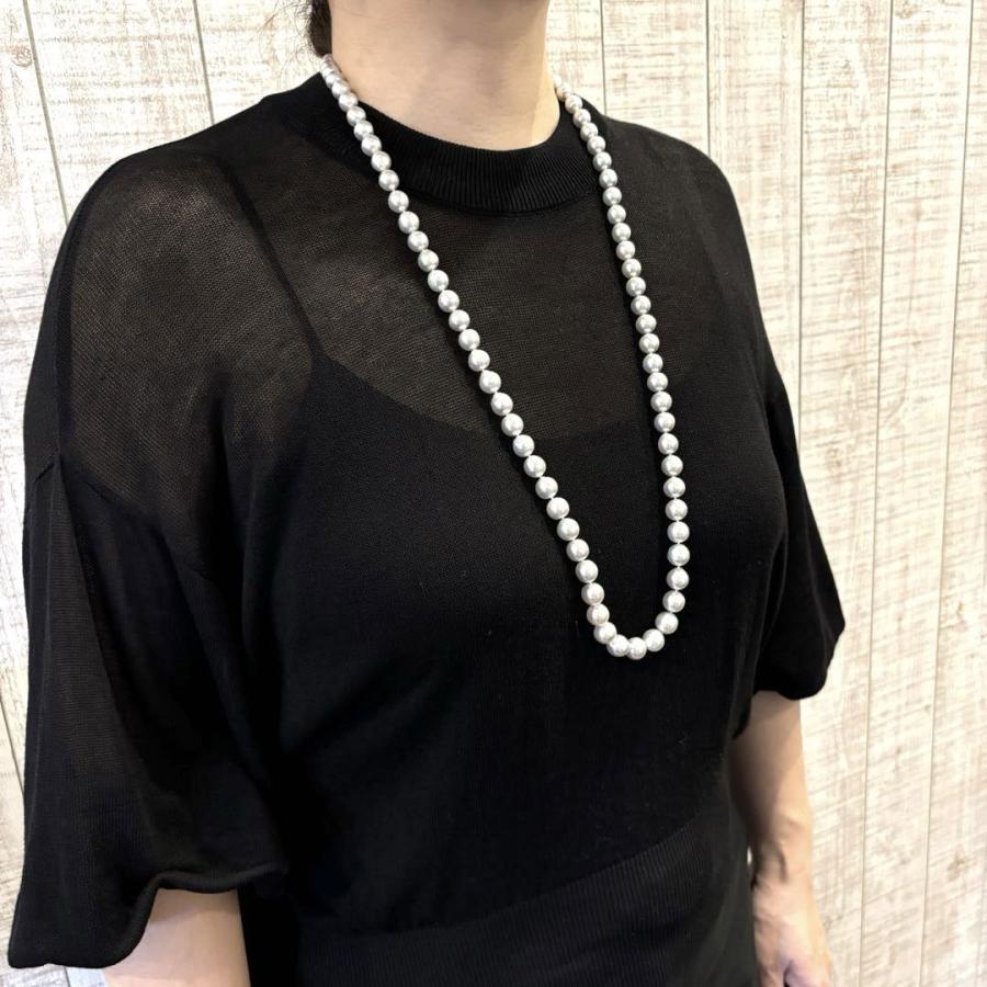TASAKI タサキ パール 白蝶真珠 ロングネックレス ダイヤ0.01ct TASAKI タサキ パール 白蝶真珠 ロングネックレス ダイヤ0.01ct