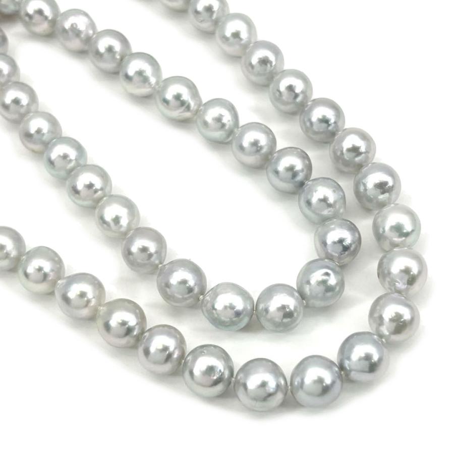 TASAKI タサキ パール 白蝶真珠 ロングネックレス ダイヤ0.01ct TASAKI タサキ パール 白蝶真珠 ロングネックレス ダイヤ0.01ct