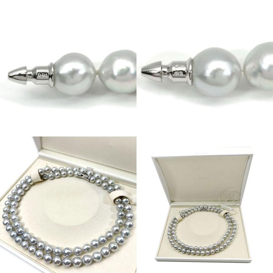 TASAKI タサキ パール 白蝶真珠 ロングネックレス ダイヤ0.01ct TASAKI タサキ パール 白蝶真珠 ロングネックレス ダイヤ0.01ct