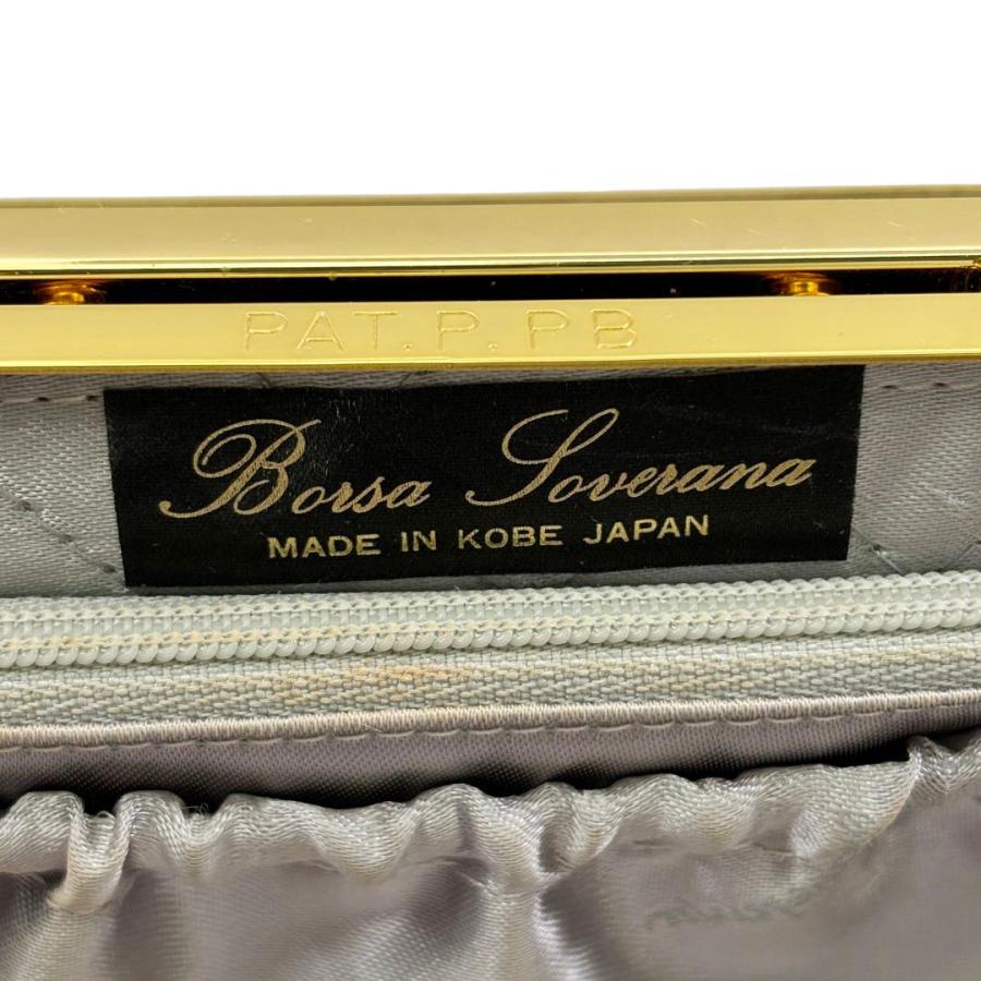 BolsaSovelana ボルサソベラナ バニティバッグ クロコ型押しレザー