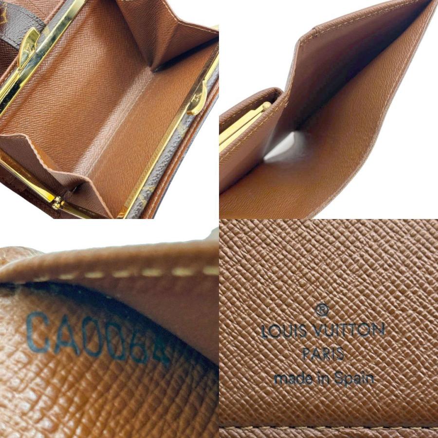 LOUIS VUITTON（ルイ・ヴィトン） 二つ折り ガマ口財布 ポルト モネ