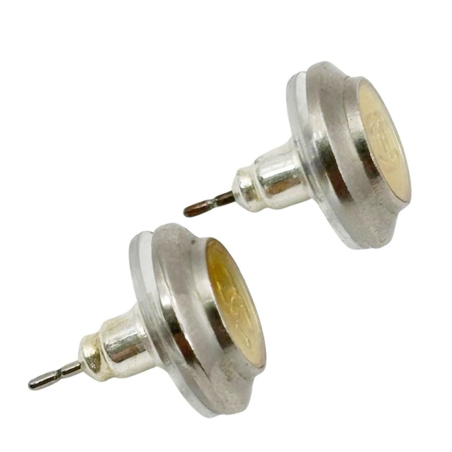 CHANEL（シャネル） ミニラウンドピアス ココマーク シルバー ゴールド