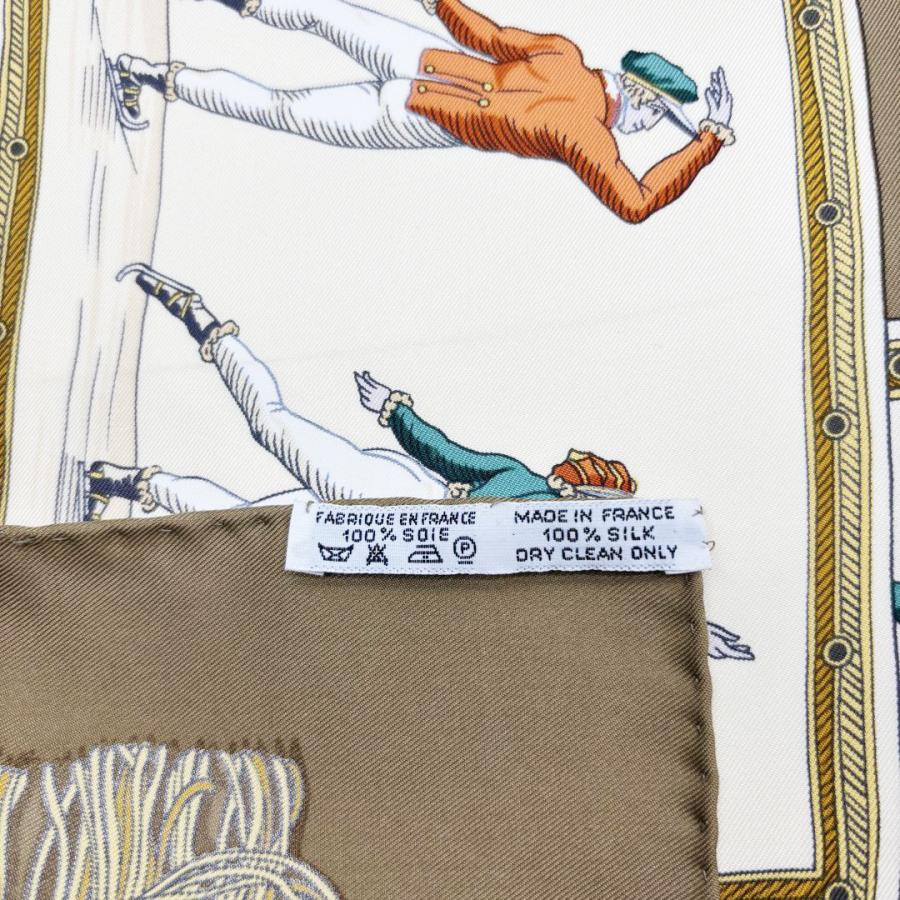 HERMES エルメス スカーフ カレ90 『LES PLAISIRS DU FROID(氷上の喜び