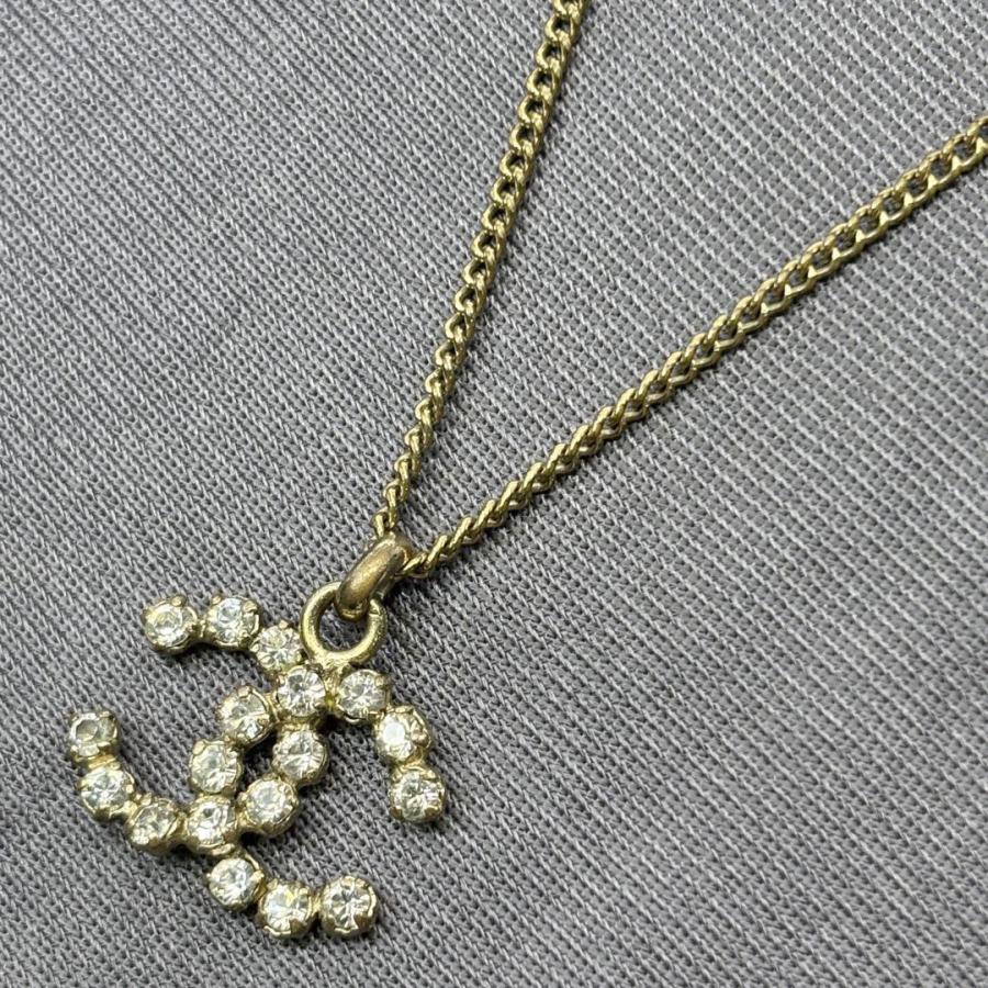 CHANEL（シャネル） ネックレス ココマーク ラインストーン 05V