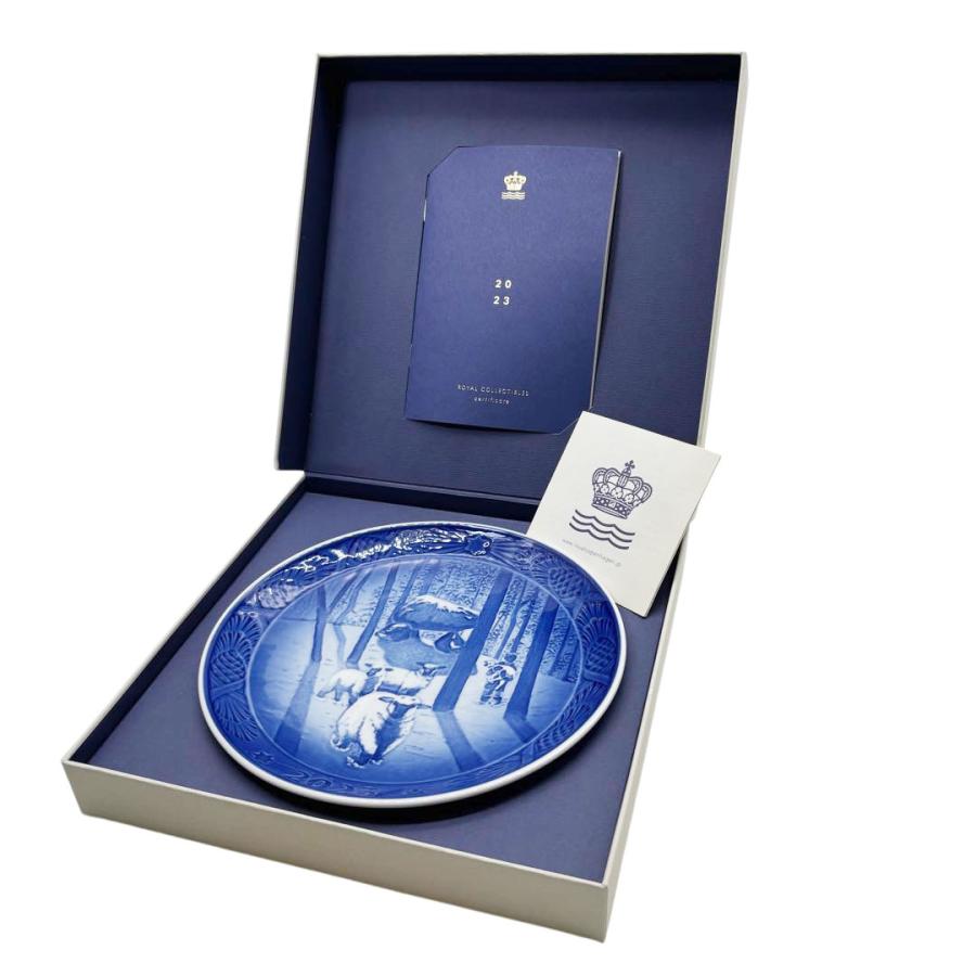 未使用✨ロイヤルコペンハーゲン 2023年 イヤープレート 箱付き クリスマス ROYAL COPENHAGEN 未使用保管品 ロイヤルコペンハーゲン イヤー