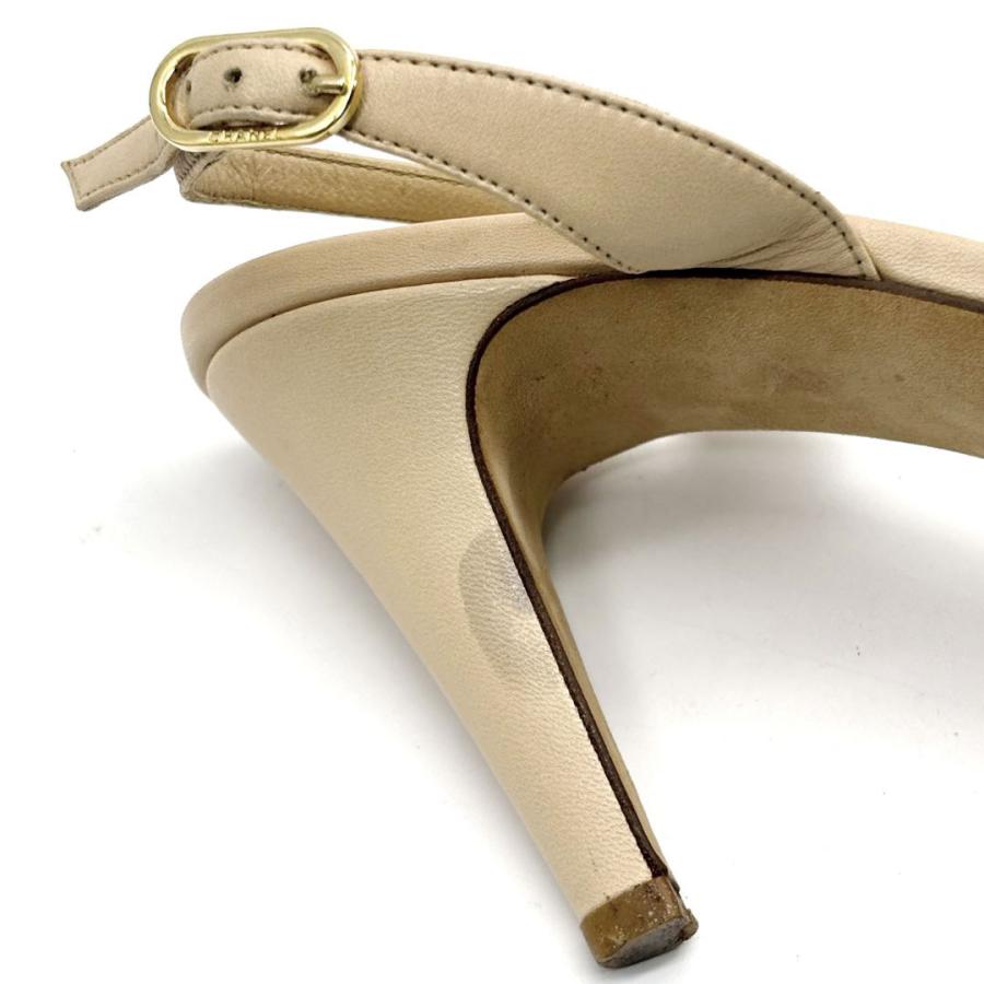 CHANEL シャネル リボンサンダル バックストラップ フェイク