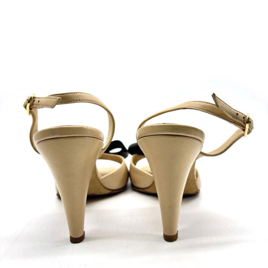 CHANEL シャネル リボンサンダル バックストラップ フェイク