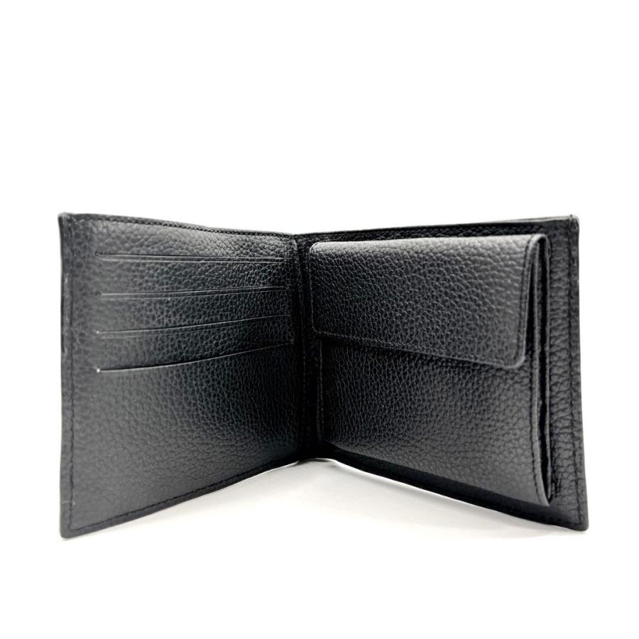 dunhill（ダンヒル） 二つ折り財布 ディーエイト PVC/レザー ブラック