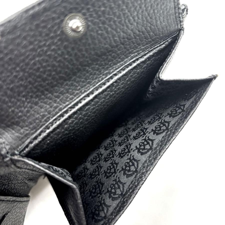 dunhill（ダンヒル） 二つ折り財布 ディーエイト PVC/レザー ブラック