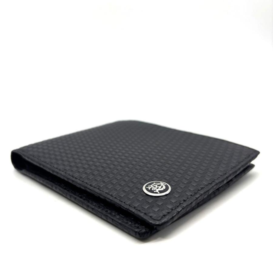 ダンヒル dunhill ブラック 二つ折り財布 マイクロディーエイト dunhill ダンヒル 二つ折り札入れ 財布 マイクロディーエイト