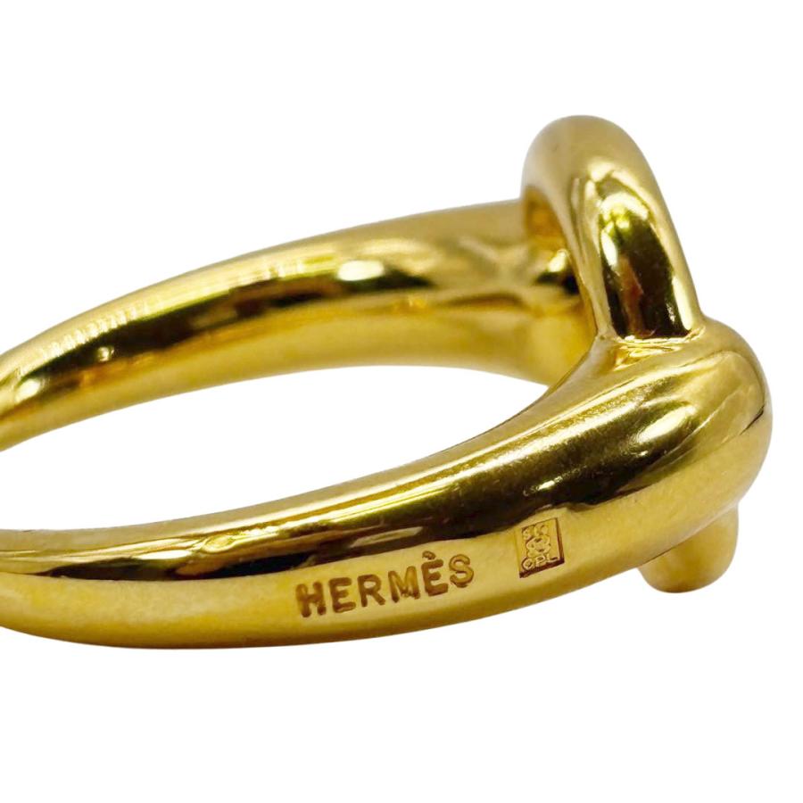 HERMES（エルメス） スカーフリング モー ホースビット ゴールド