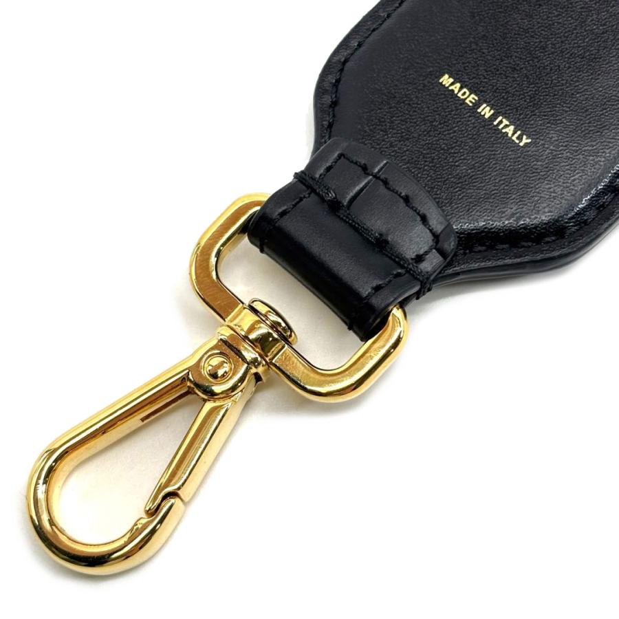 FENDI（フェンディ） ストラップ ユー ミニ レザー ブラック/ゴールド