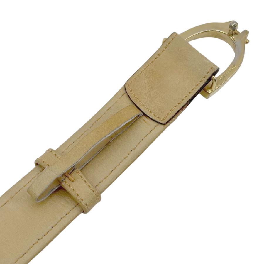 グッチ ベルト ベージュ ブラウン キャンバス グッチ ベルト ベージュ ブラウン キャンバス 中古・古着通販】GUCCI