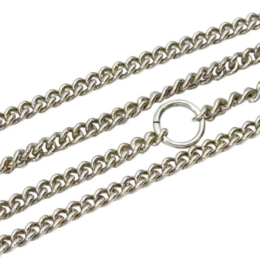 LOUIS VUITTON ルイヴィトン リングネックレス モノグラム シルバー