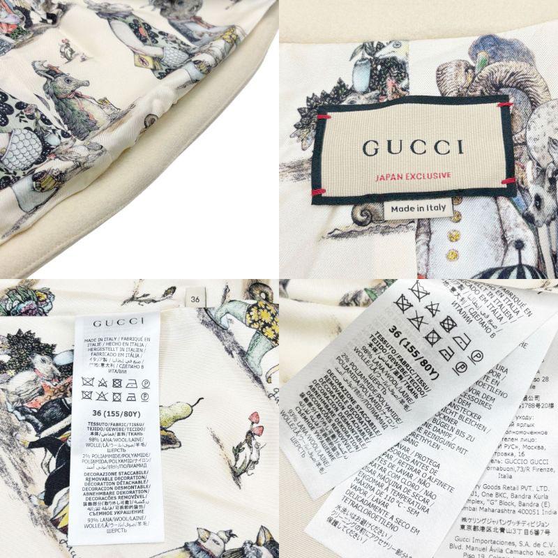 GUCCI（グッチ） 日本限定 ヒグチユウコ キャットアップリケ コート 