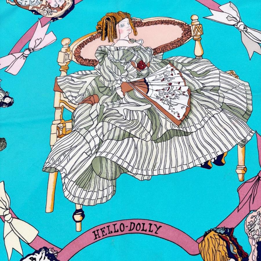 HERMES（エルメス） スカーフ カレ90 『HELLO DOLLY(人形柄)』 シルク