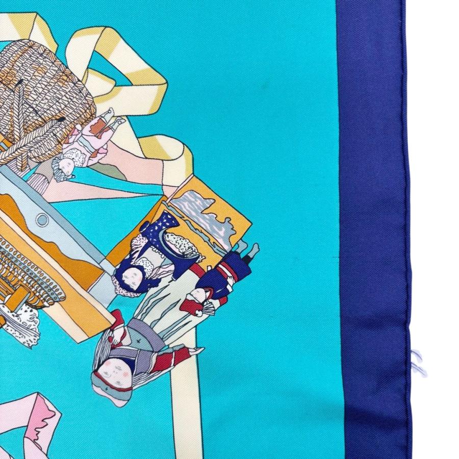 HERMES（エルメス） スカーフ カレ90 『HELLO DOLLY(人形柄)』 シルク