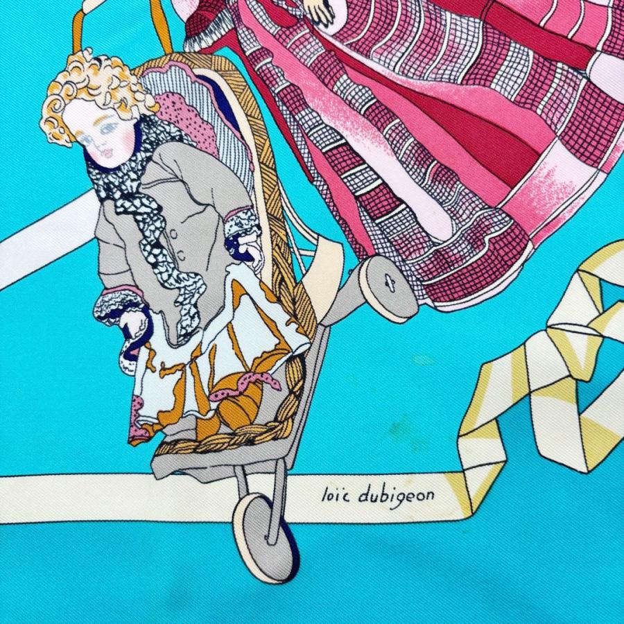 HERMES（エルメス） スカーフ カレ90 『HELLO DOLLY(人形柄)』 シルク