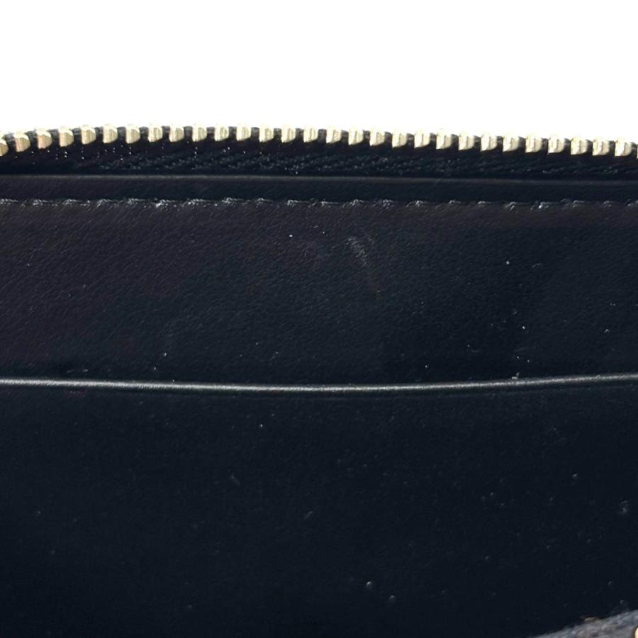 CHANEL クラシックジップパース　ラムスキン　ブラック　ゴールド金具 CHANEL（シャネル） （美品）シャネル コインケース ラムスキン 黒