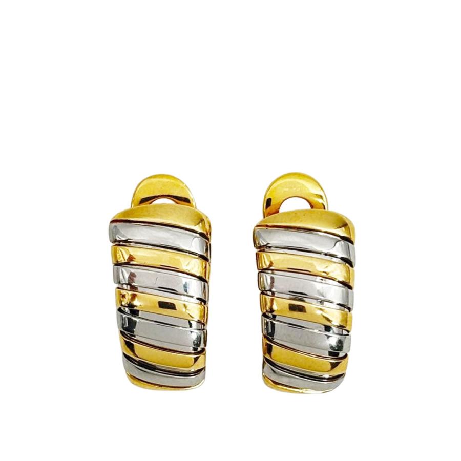 BVLGARI（ブルガリ） トゥボガス ピアス イヤリング 750YG/SS 19.0g 