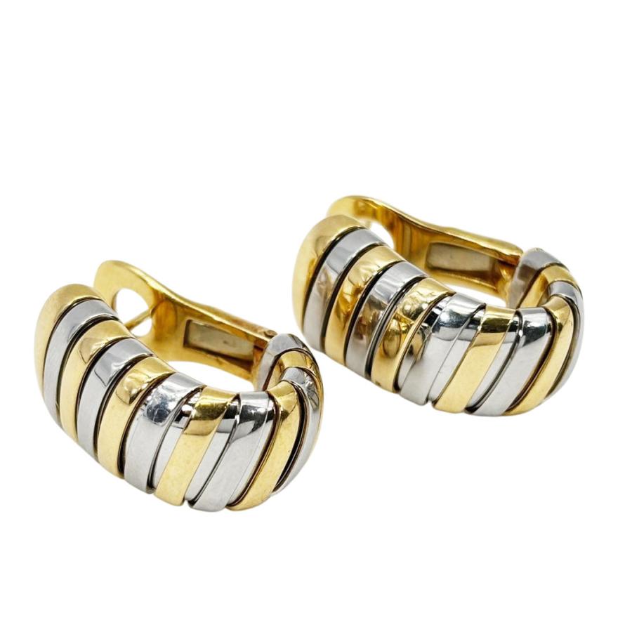 BVLGARI（ブルガリ） トゥボガス ピアス イヤリング 750YG/SS 19.0g 