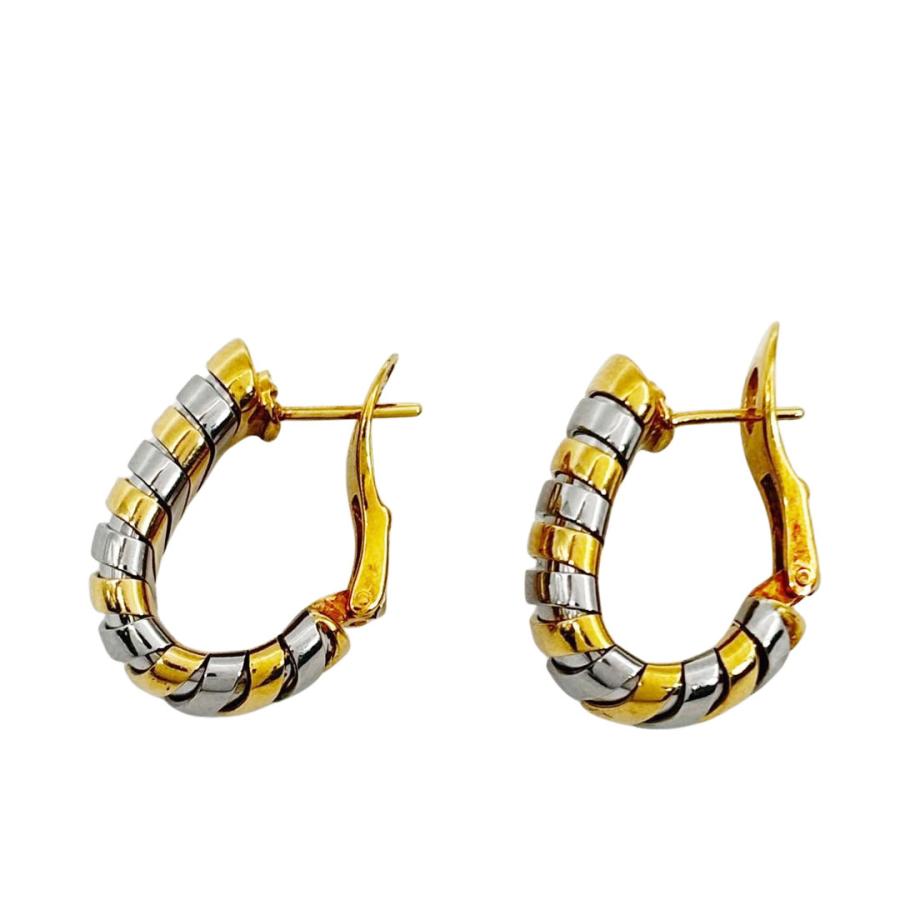 BVLGARI（ブルガリ） トゥボガス ピアス イヤリング 750YG/SS 19.0g 