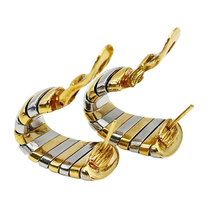BVLGARI（ブルガリ） トゥボガス ピアス イヤリング 750YG/SS 19.0g
