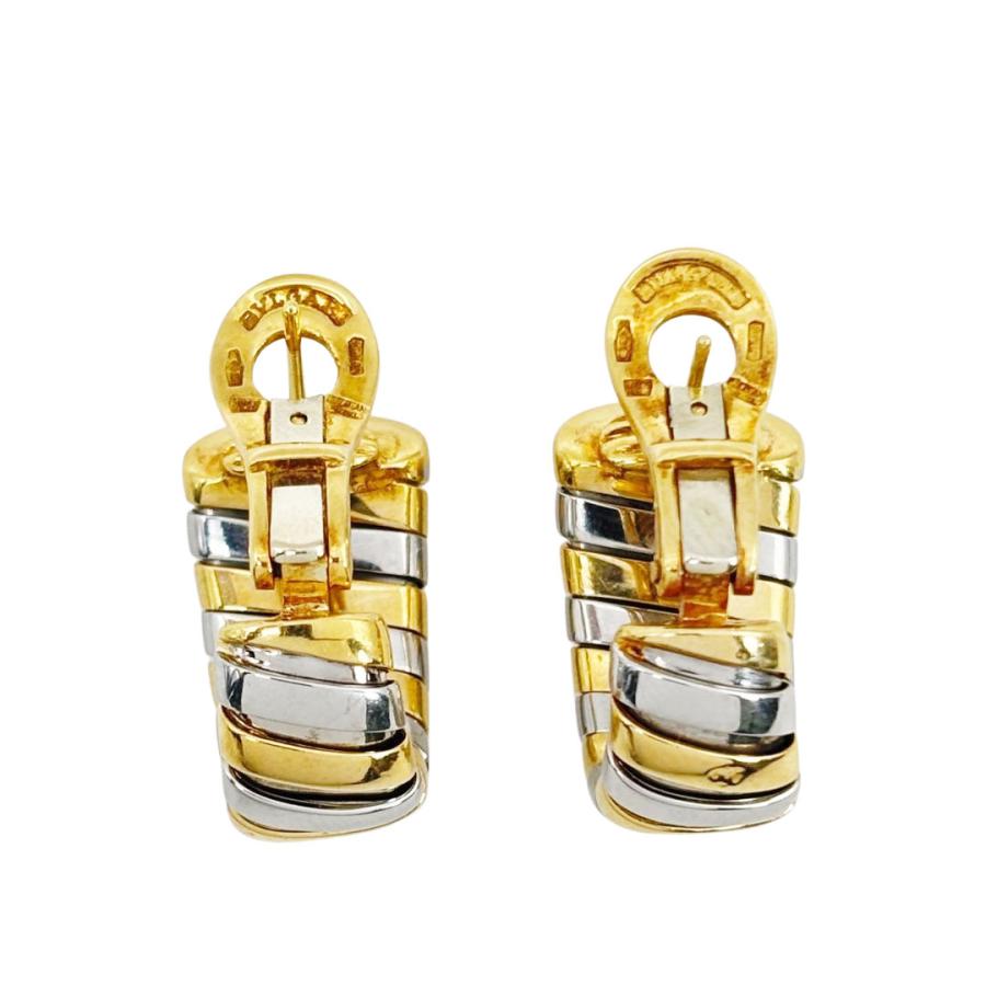 BVLGARI（ブルガリ） トゥボガス ピアス イヤリング 750YG/SS 19.0g 