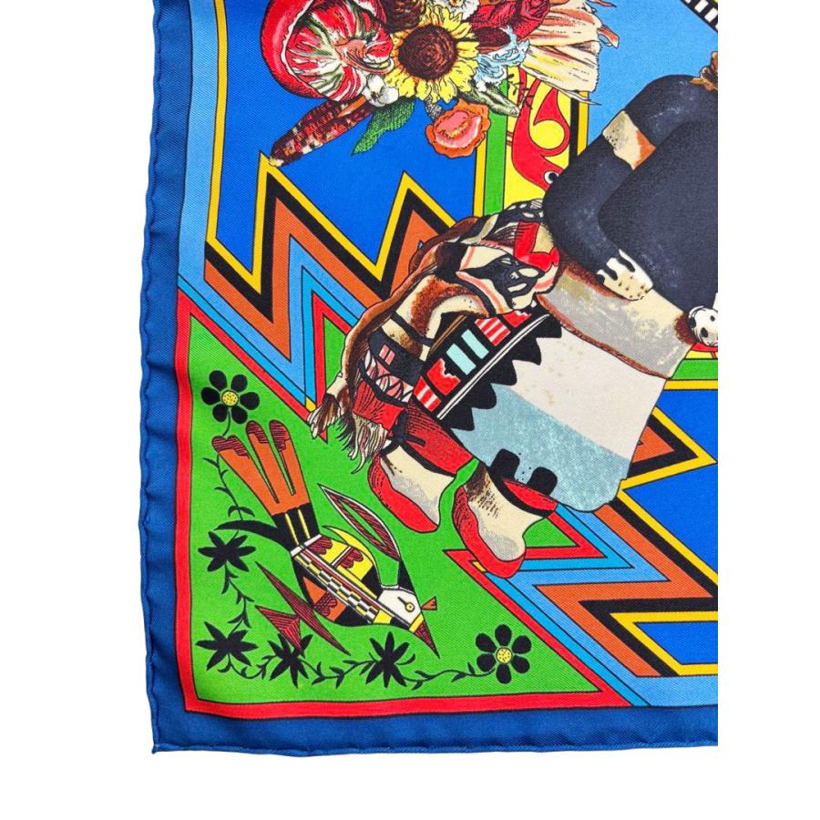 エルメス　スカーフ　カレ　90 kachinas カチナ HERMES（エルメス） スカーフ カレ90 『Kachinas (カチナ民族