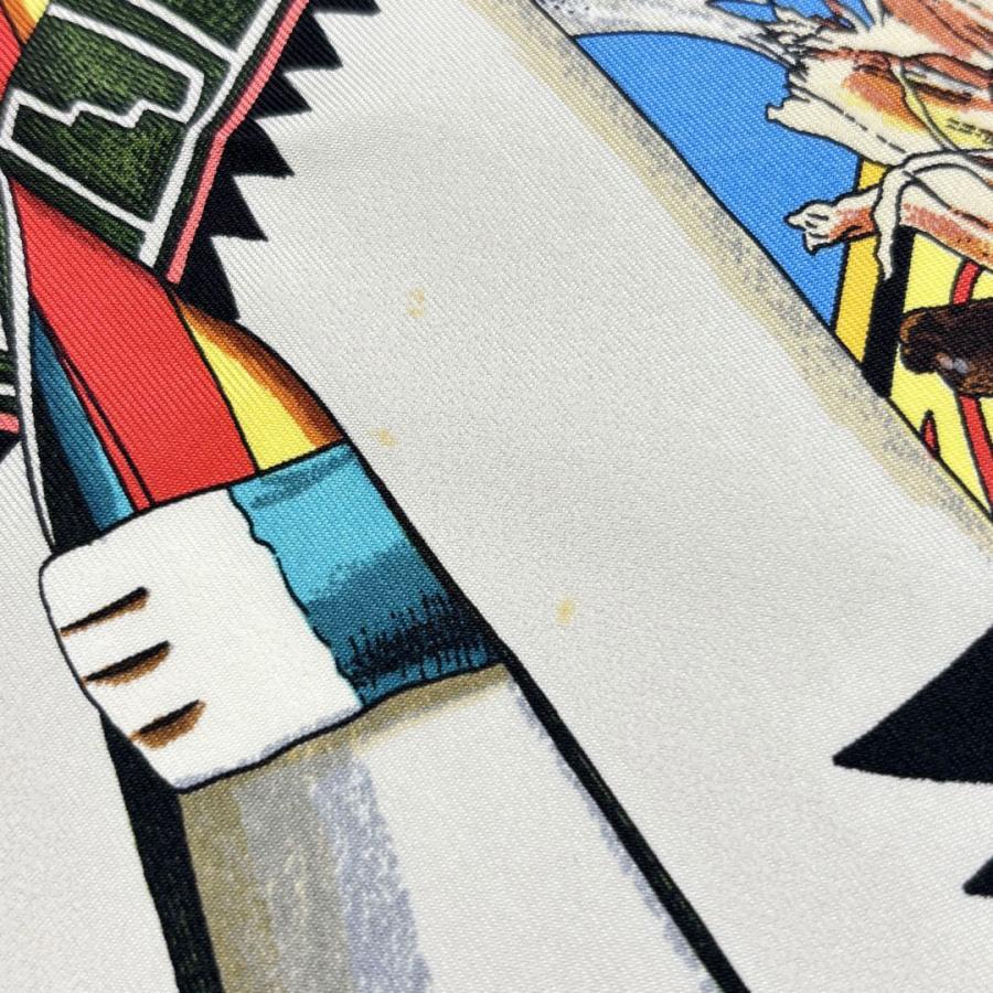 HERMES（エルメス） スカーフ カレ90 『Kachinas (カチナ民族