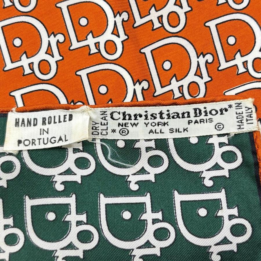Christian Dior ヴィンテージ スカーフ トロッター柄 Christian Dior（クリスチャン・ディオール） ヴィンテージスカーフ
