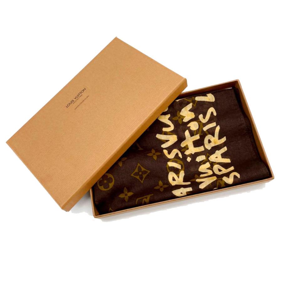 LOUIS VUITTON 美品 LOUISVUITTON ルイヴィトン スカーフ 約55cm LOUIS VUITTON 美品 LOUISVUITTON ルイヴィトン スカーフ 約55cm