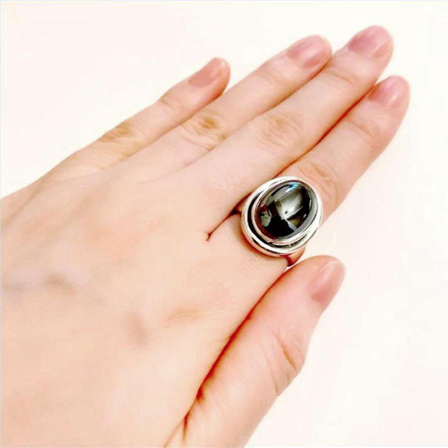 ジョージジェンセン 46C ヘマタイト リング 9号