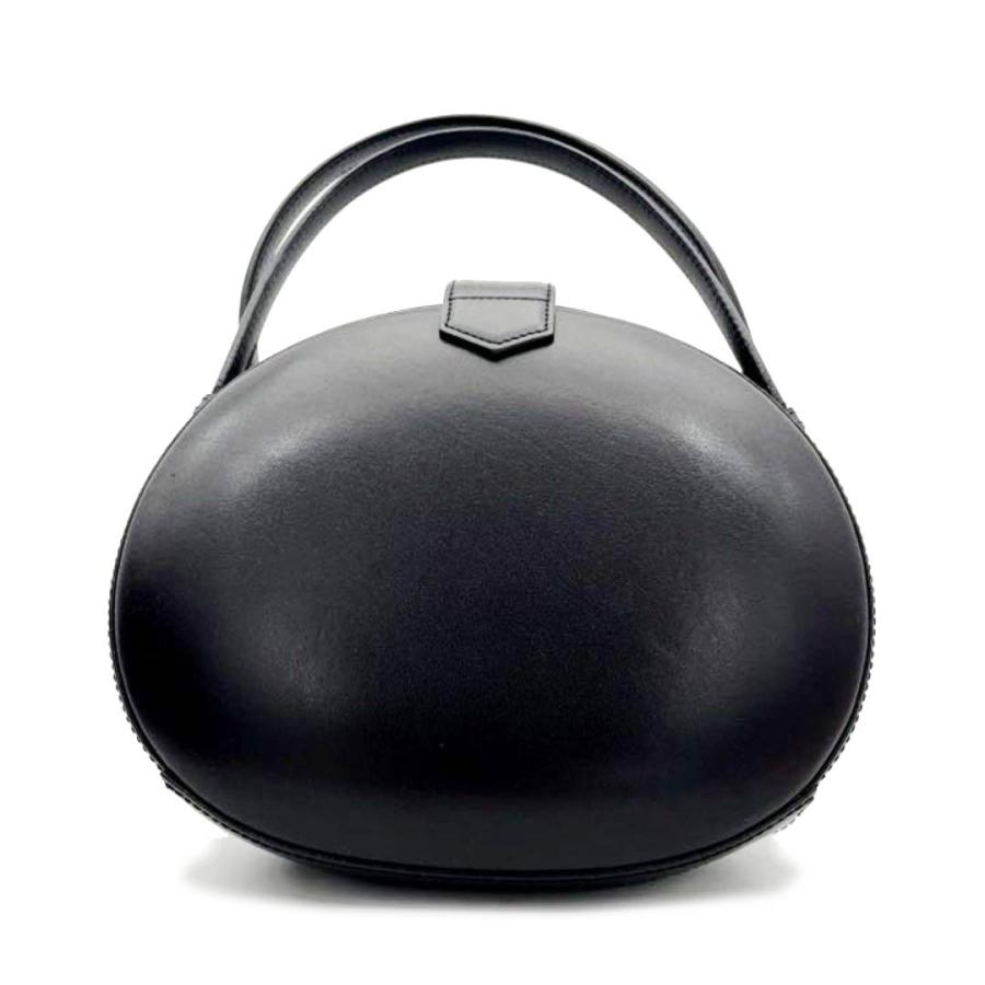 LOEWE リピートアナグラム 丸型 バニティ ハンドバッグ 2way 肩掛け