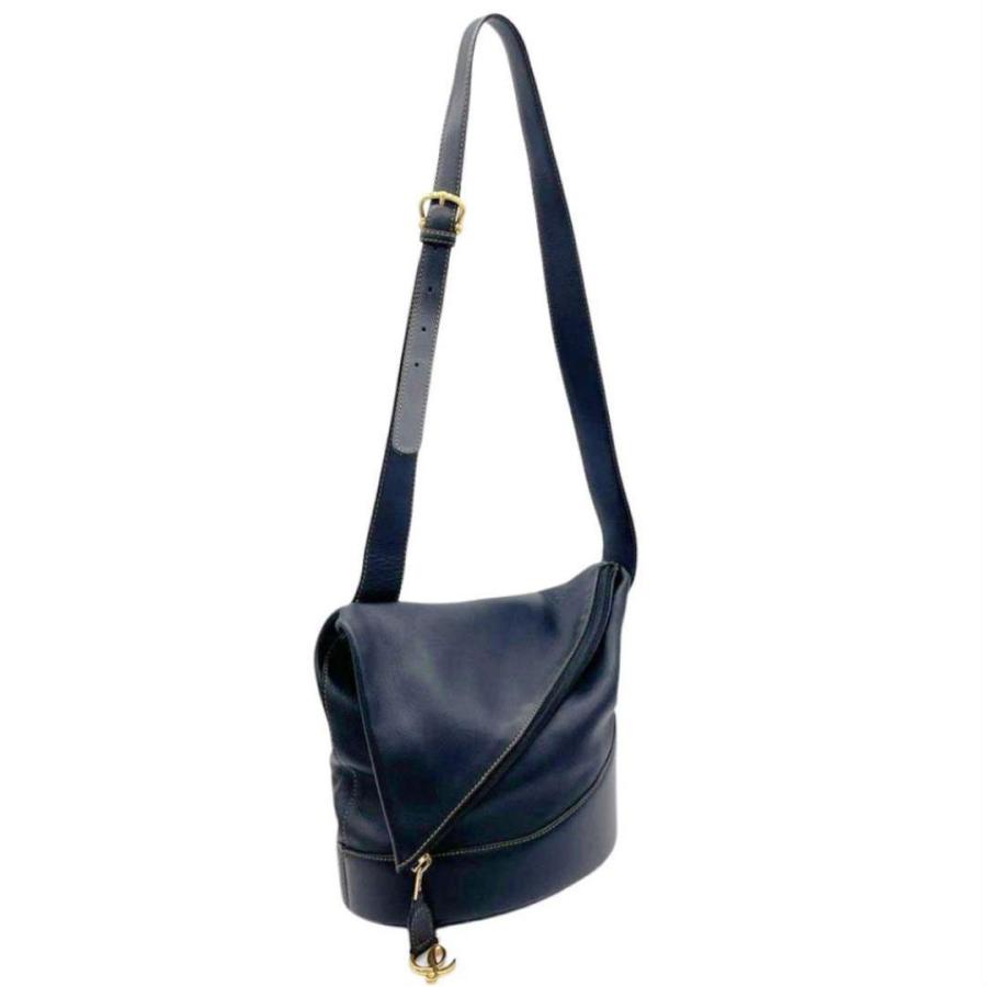 LOEWE ロエベ ワンショルダーバッグ アントン ポーチ付き レザー  