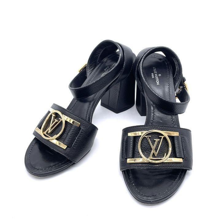 LOUIS VUITTON ルイヴィトンロックイット ベルトサンダル LVイニシャル  
