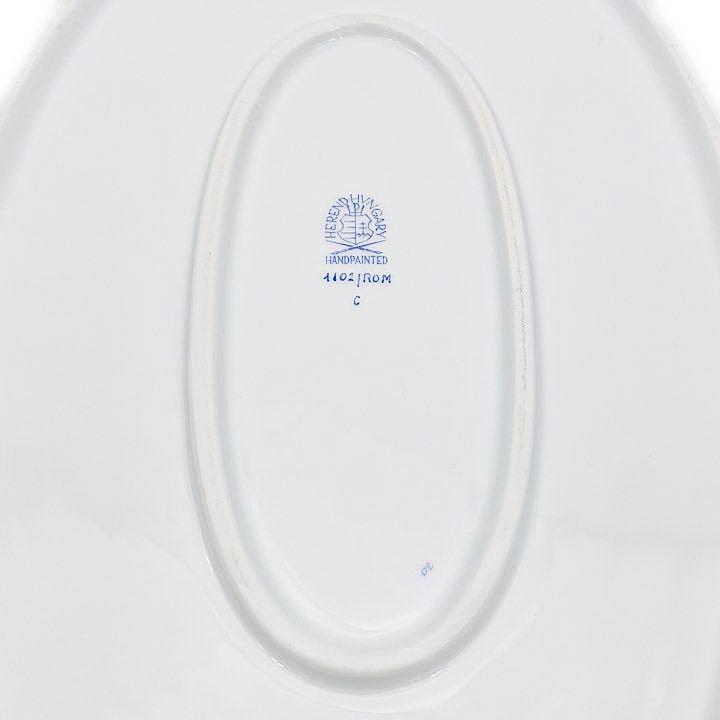 HEREND 小皿楕円ロスチャイルドバード