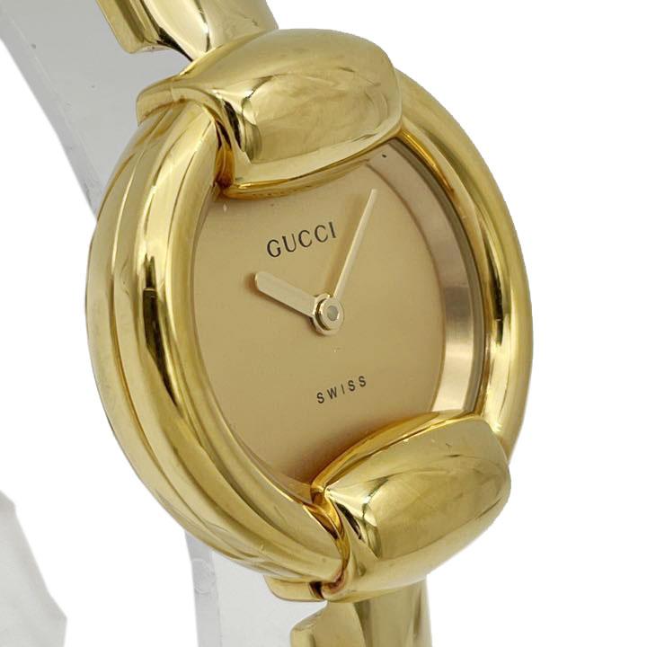 GUCCI（グッチ） レディース腕時計 バングルウォッチ ゴールド 1400L 
