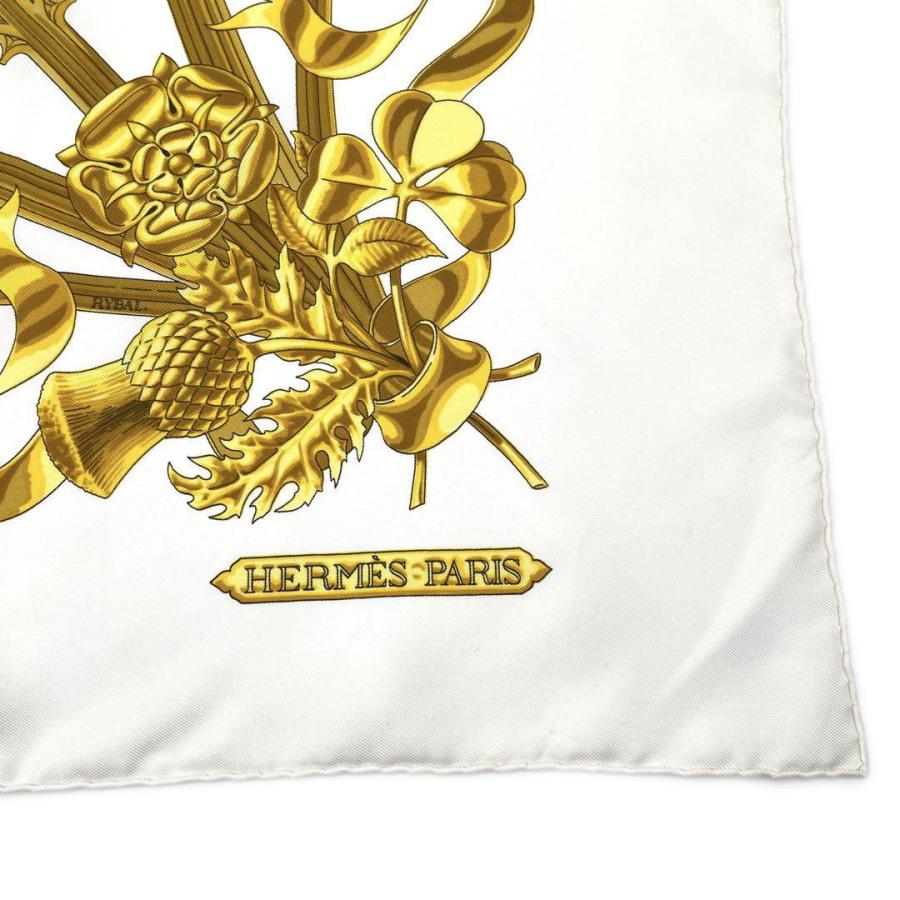 HERMES エルメス スカーフ カレ BRITISH HERALDRY英国紋章