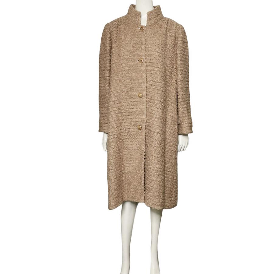 CHANEL 【SALE】CHANEL シャネル ツイードコート スタンドカラー 