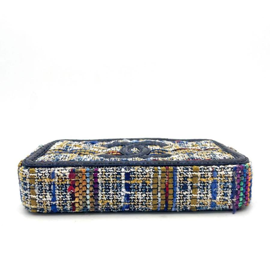 CHANEL CCフィリグリーミディアムウォレット 長財布 CHANEL（シャネル） CCフィリグリー チェーンウォレット Wジップ長財布