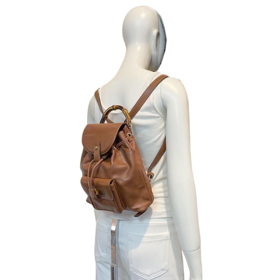 GUCCI（グッチ） バンブー ミニリュックサック バックパック レザー