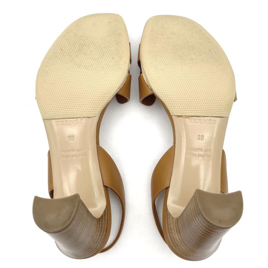 HERMES エルメス バックストラップサンダル エテルニテ 80 カーフ  