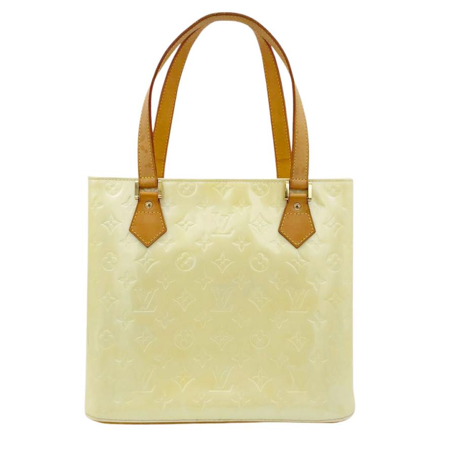 ルイヴィトンモノグラムヴェルニヒューストントートバッグハンドバッグ黄色