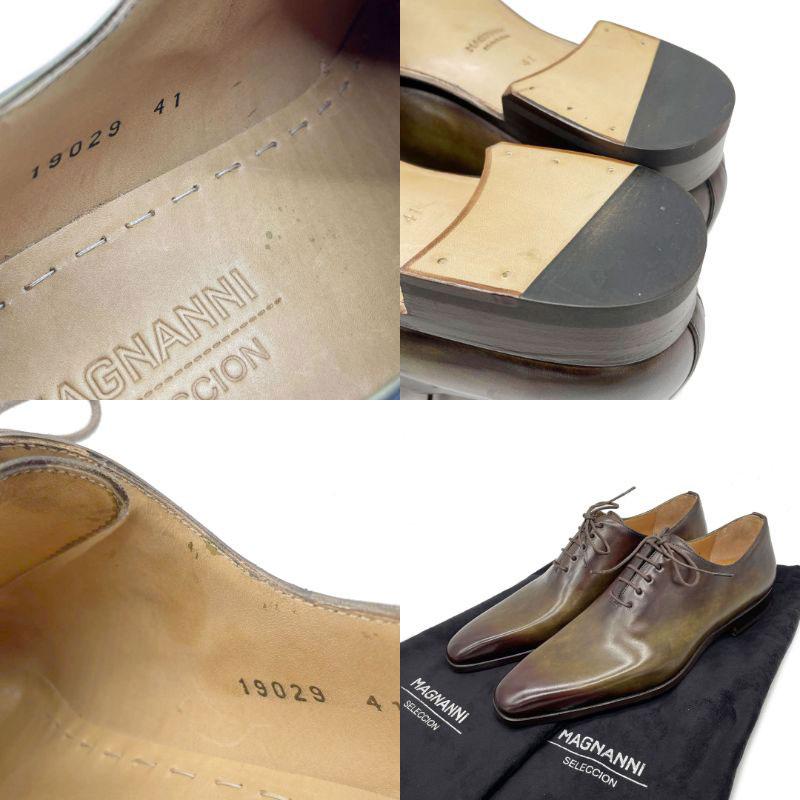 【MAGNANNI】マグナーニ セレクションライン ホールカット 印字41 MAGNANNI（マグナーニ） 未使用・保管品 MAGNANNI SELECCION ホール